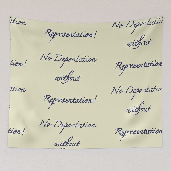 Item preview, No Deportation! designed and sold by Anne's Drawing and Design.