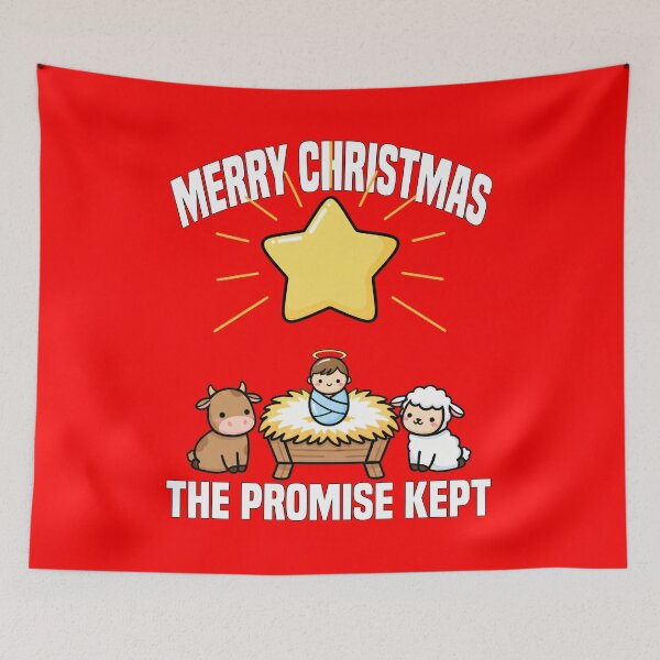 Item preview, MERRY CHRISTMAS - THE PROMISE KEPT designed and sold by KEF Custom.
