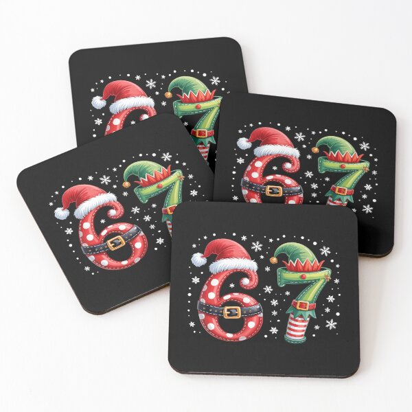 Item preview, Funny Six Seven 6 7 Meme Christmas Humor Santa Elf Number  designed and sold by RosellaBalistre.