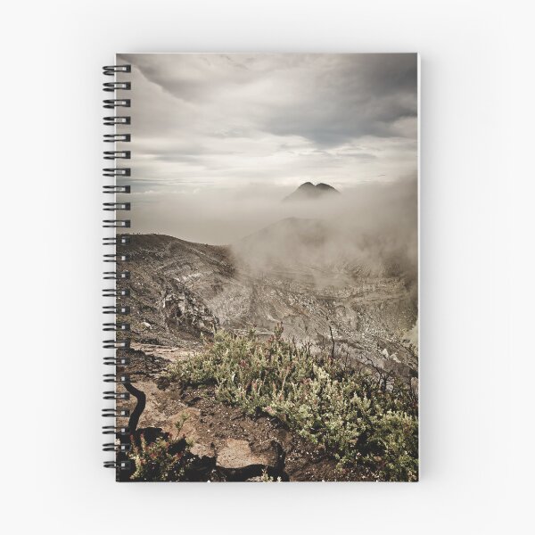 Item preview, Volcanic mists and a mineral crater in the early morning designed and sold by franck380.