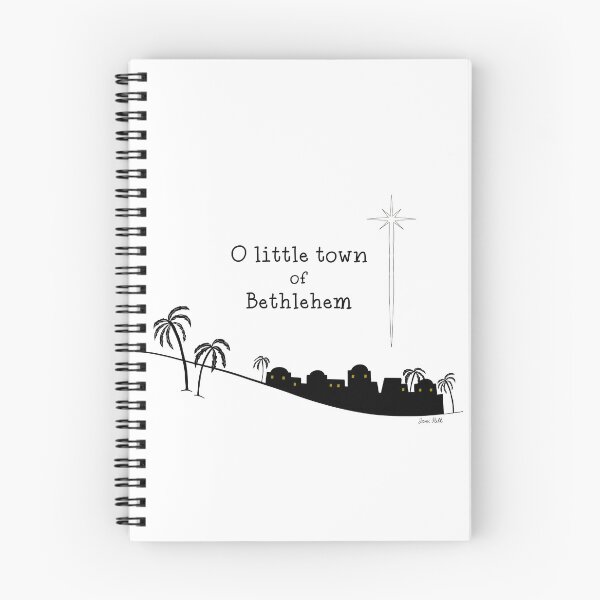 Item preview, O Little Town of Bethlehem - dark designed and sold by Willow & Grace Designs.