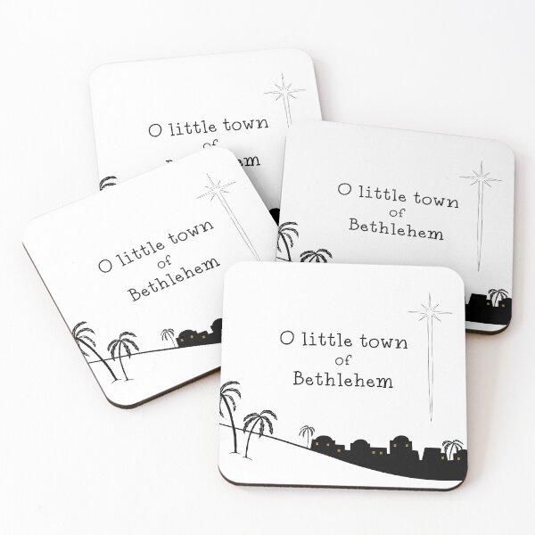 Item preview, O Little Town of Bethlehem - dark designed and sold by Willow & Grace Designs.