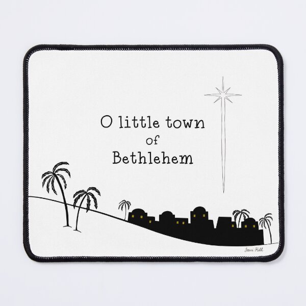 Item preview, O Little Town of Bethlehem - dark designed and sold by Willow & Grace Designs.