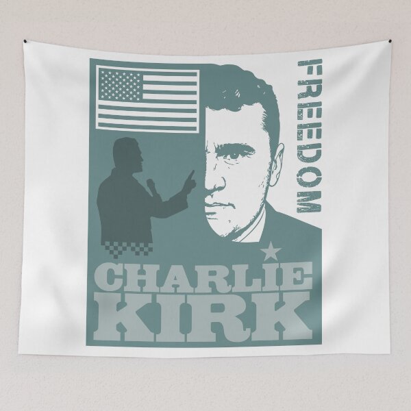 Item preview, Charlie Kirk: Stars and Stripes designed and sold by TeeCodes.