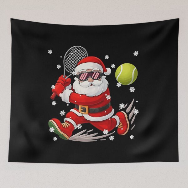 Item preview, Funny Santa Claus Playing Tennis T-Shirt designed and sold by TinaMDedrick.