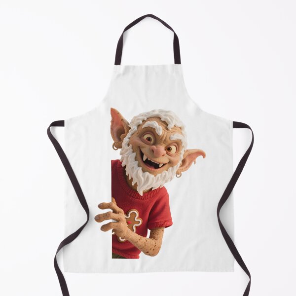 Item preview, Mischievous Christmas Goblin: 3D Render with Gingerbread Man Sweater designed and sold by RudArtAI.