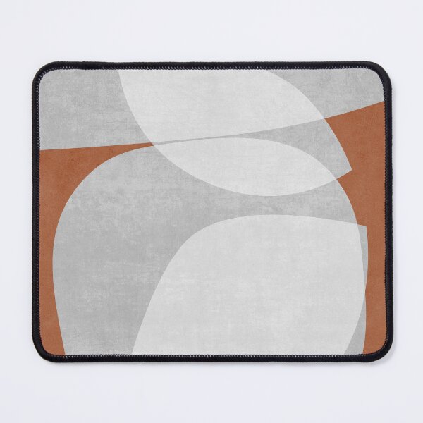 Item preview, Overlapping Organic Shapes 02 Brick Red designed and sold by FAROSSTUDIO.