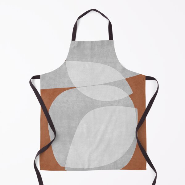 Item preview, Overlapping Organic Shapes 02 Brick Red designed and sold by FAROSSTUDIO.