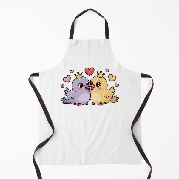 Item preview, Cute Bird Couple Kissing - Love Birds – Adorable Romantic Couple designed and sold by Taans-Creation.