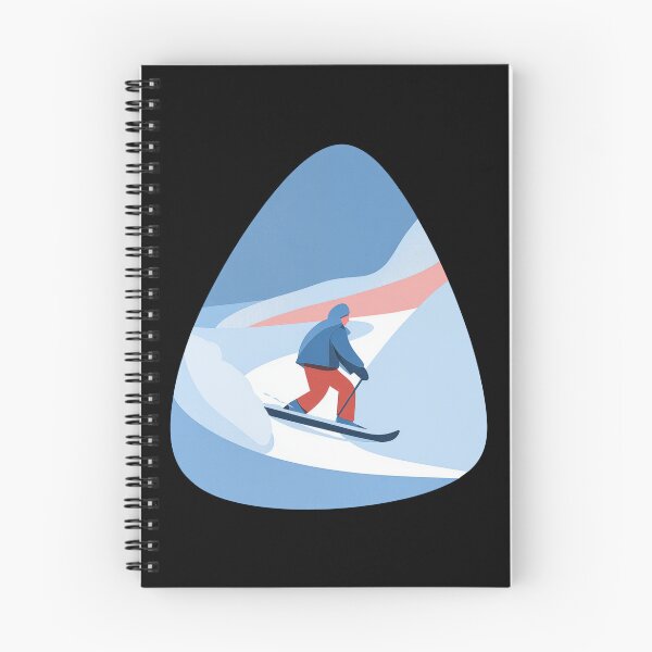 Item preview, Skiing Beyond The Trees In A Winter Mountain Scene designed and sold by FWLKIT.