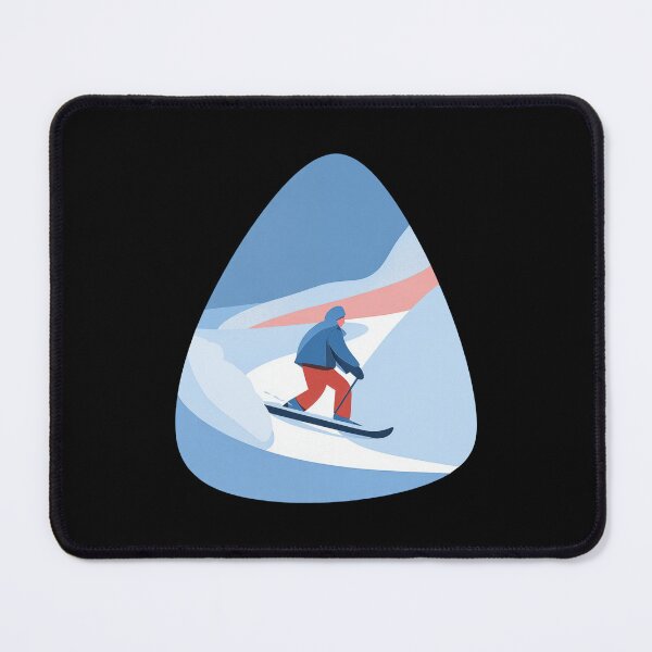 Item preview, Skiing Beyond The Trees In A Winter Mountain Scene designed and sold by FWLKIT.