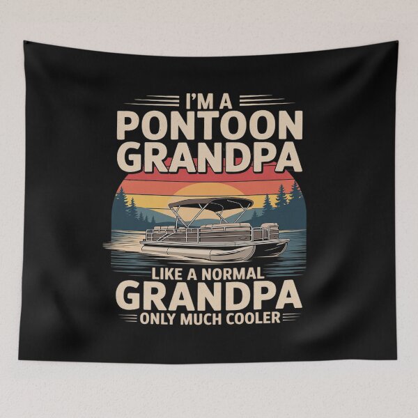 Item preview, Cool Pontoon Boat For Grandpa Pontoon Boat Lover designed and sold by August4Laughs25.