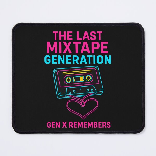 Item preview, The Last Mixtape Generation | 80s Neon Nostalgia designed and sold by mr. pinks Imaginairium.