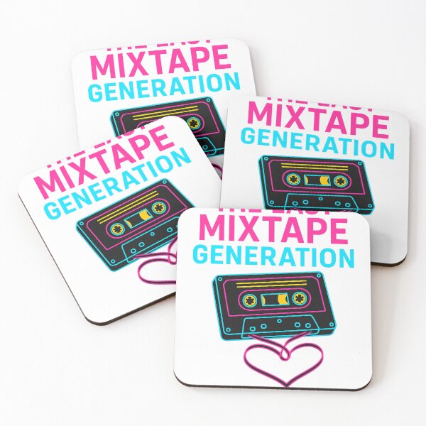 Item preview, The Last Mixtape Generation | 80s Neon Nostalgia designed and sold by mr. pinks Imaginairium.