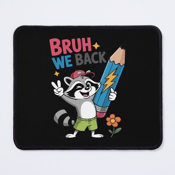 Item preview, Cool Raccoon Graphic for School,Cartoon Animal with Pencil designed and sold by August4Laughs25.