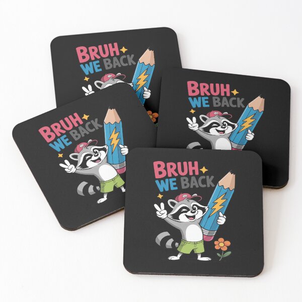 Item preview, Cool Raccoon Graphic for School,Cartoon Animal with Pencil designed and sold by August4Laughs25.
