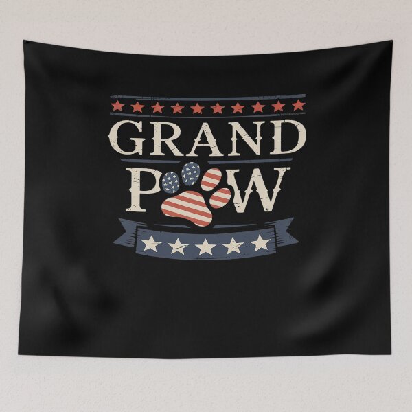 Item preview, Grandpaw - Dog Grandpa Father's Day Grandkids Patriotic designed and sold by DrewLeuschke.