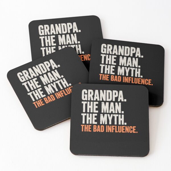 Item preview, Grandpa The Man The Myth The Bad Influence Father's Day designed and sold by MinaReinger.