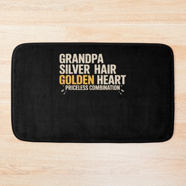 Item preview, GRANDPA Silver Hair Golden Heart Father's Day Dad designed and sold by AmparoBoyle.