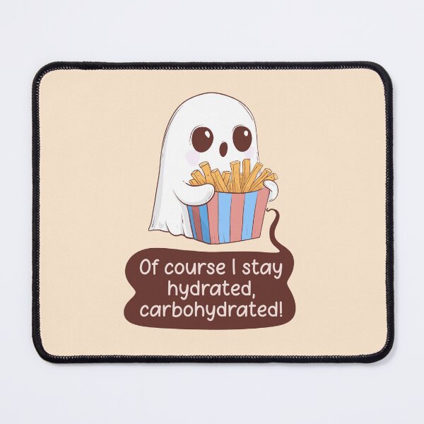 Item preview, Funny Ghost with Fries designed and sold by Jess.a.creates.