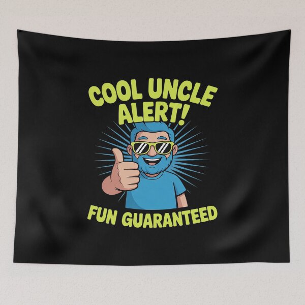 Item preview, Cool Uncle Alert Electric Neon Reunion designed and sold by Idarmotar.