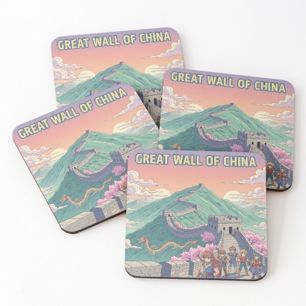 Item preview, Retro Anime Great Wall Of China Travel T Shirt Design designed and sold by ANIMEX00.