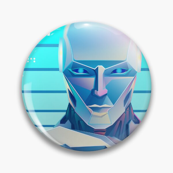 Item preview, concept of machine training or deep learning, character design of  artificial intelligence presented with cyberpunk style designed and sold by NiamLab.