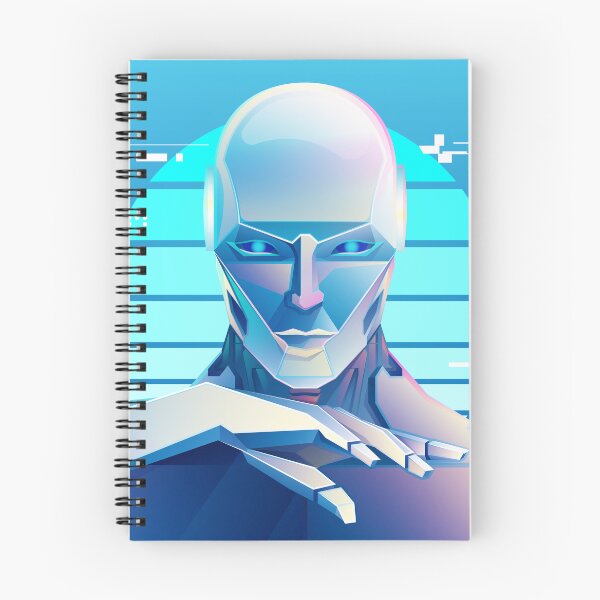 Item preview, concept of machine training or deep learning, character design of  artificial intelligence presented with cyberpunk style designed and sold by NiamLab.