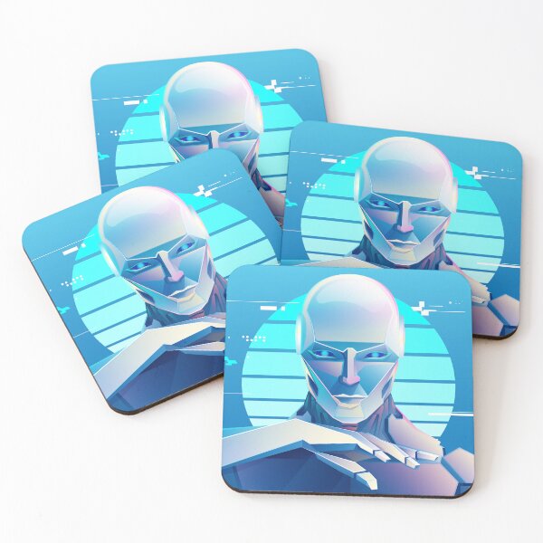 Item preview, concept of machine training or deep learning, character design of  artificial intelligence presented with cyberpunk style designed and sold by NiamLab.