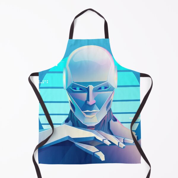Item preview, concept of machine training or deep learning, character design of artificial intelligence presented with cyberpunk style designed and sold by NiamLab.