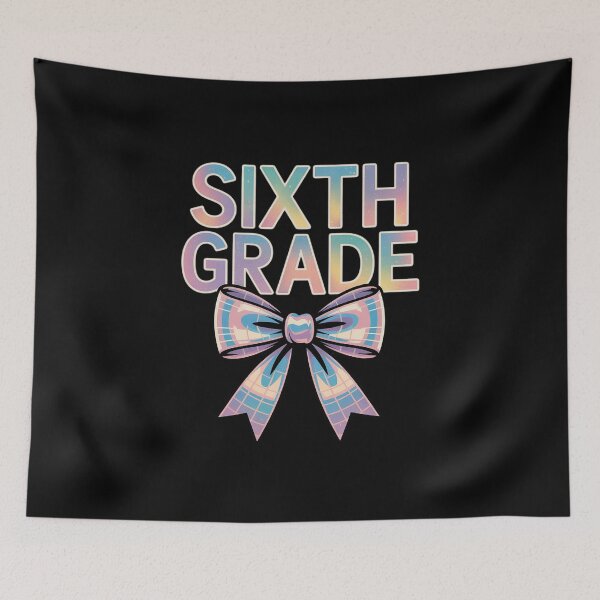 Item preview, Coquette Bow 6th Grade Sixth Grade Middle School designed and sold by Idarmotar.