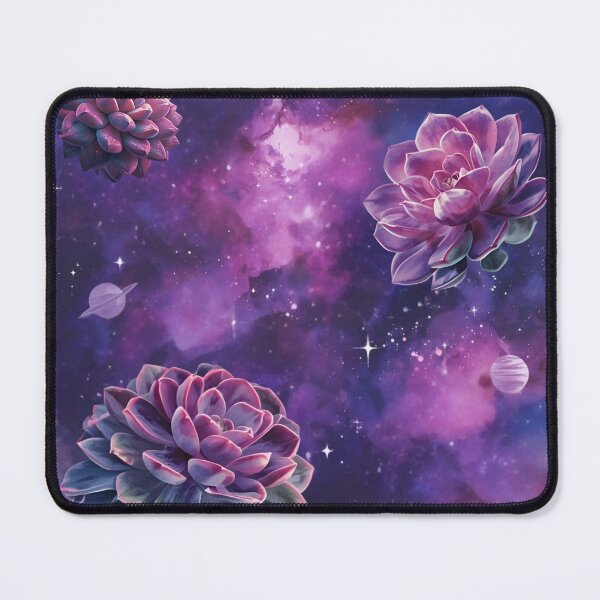 Item preview, Galactic Succulents: Cosmic Watercolor Succulent Art designed and sold by Moodune.