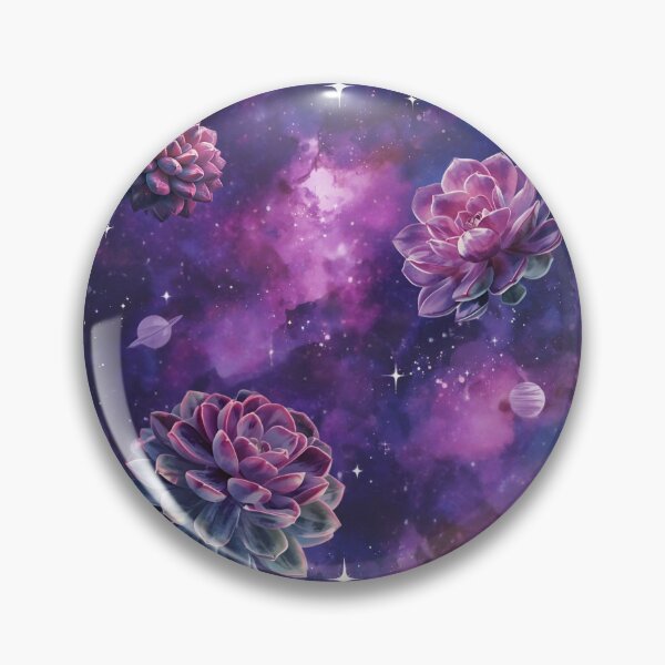 Item preview, Galactic Succulents: Cosmic Watercolor Succulent Art designed and sold by Moodune.