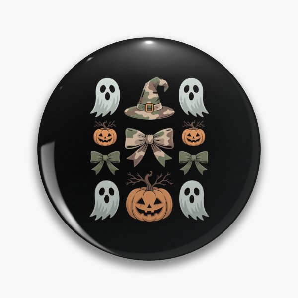 Item preview, Coquette Camo Ghost Bow Hunting Halloween Pumpkin Camouflage designed and sold by Idarmotar.