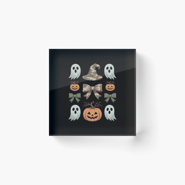Item preview, Coquette Camo Ghost Bow Hunting Halloween Pumpkin Camouflage designed and sold by Idarmotar.