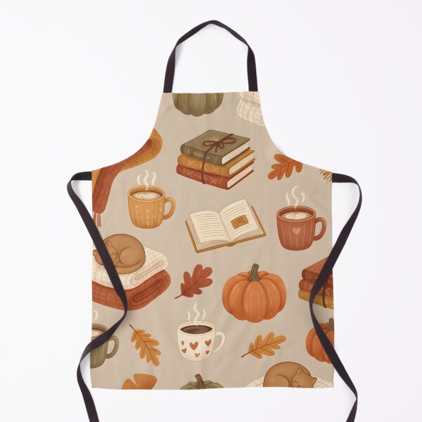Item preview, Cozy Autumn Objects Pattern – Warm and Minimalist Fall Design designed and sold by Dino-Lune.