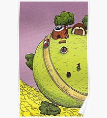 Dbz king kai's house aesthetic Poster