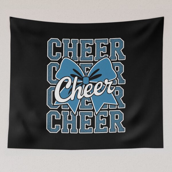 Item preview, Coquette Cheer Bow Sport Cheerleader Cheerleading Blue designed and sold by Idarmotar.