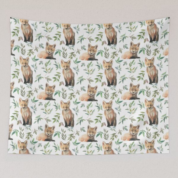 Item preview, Woodland Fox designed and sold by WildAliceArt.