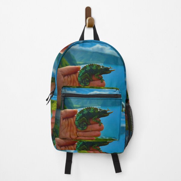 Item preview, Jackson’s Chameleon with Ocean View designed and sold by TrisaThyme.