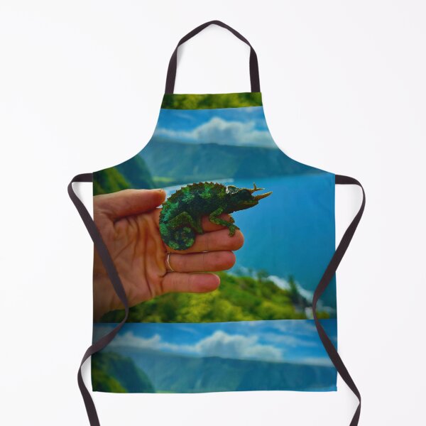 Item preview, Jackson’s Chameleon with Ocean View designed and sold by TrisaThyme.