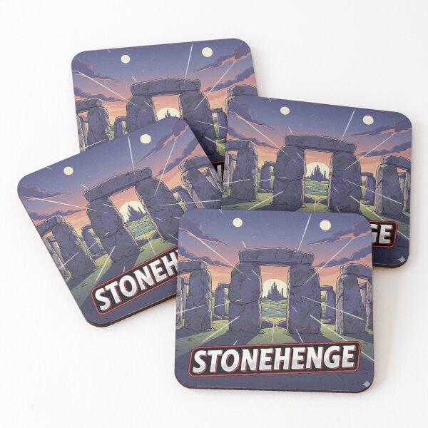 Item preview, Retro Anime Stonehenge Travel T Shirt Design designed and sold by ANIMEX00.