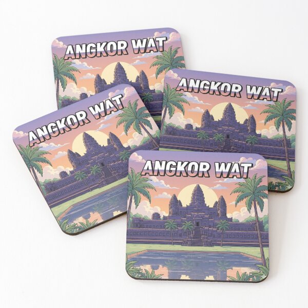 Item preview, Retro Anime Angkor Wat Travel T Shirt Design designed and sold by ANIMEX00.