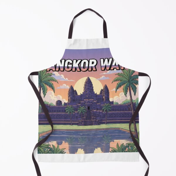 Item preview, Retro Anime Angkor Wat Travel T Shirt Design designed and sold by ANIMEX00.