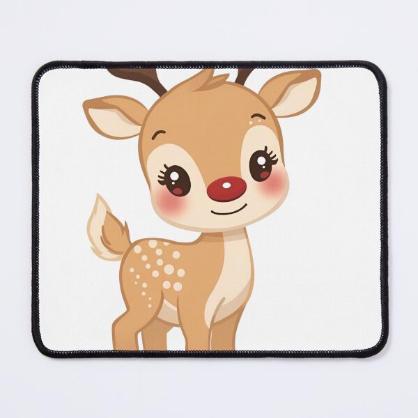 Item preview, Kawaii Cute Baby Reindeer designed and sold by ArtSparkCo.