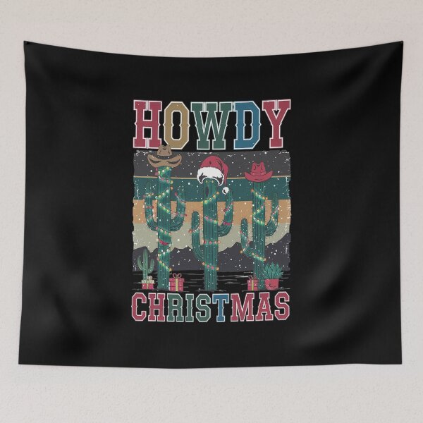 Item preview, Howdy Ugly Christmas Sweater Style Cowboy  Cactus designed and sold by VladoZork.