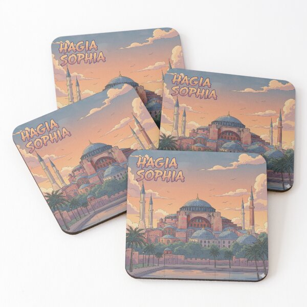 Item preview, Retro Anime Hagia Sophia Travel T Shirt Design designed and sold by ANIMEX00.