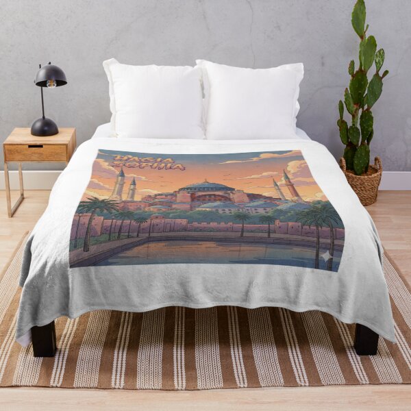 Item preview, Retro Anime Hagia Sophia Travel T Shirt Design designed and sold by ANIMEX00.