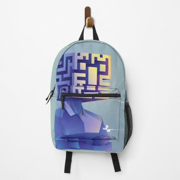 Item preview, concept of brainstorming or creative thinking, graphic of a human head combined with maze or labyrinth designed and sold by NiamLab.