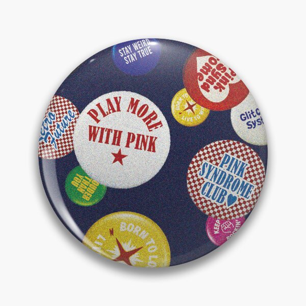 Item preview, Pink Syndrome Club – Retro Pin Pattern designed and sold by Allywork.